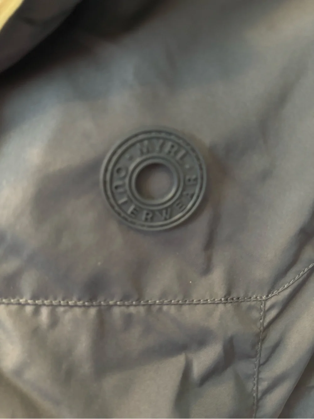 Mayoral Navy Windbreaker Jacket White Full Zip Hooded Classic Preppy SS24